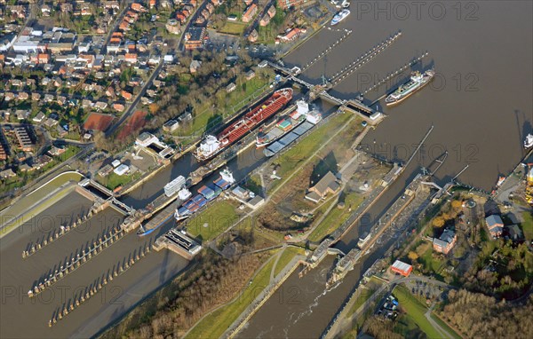 Lock of the Kiel Canal