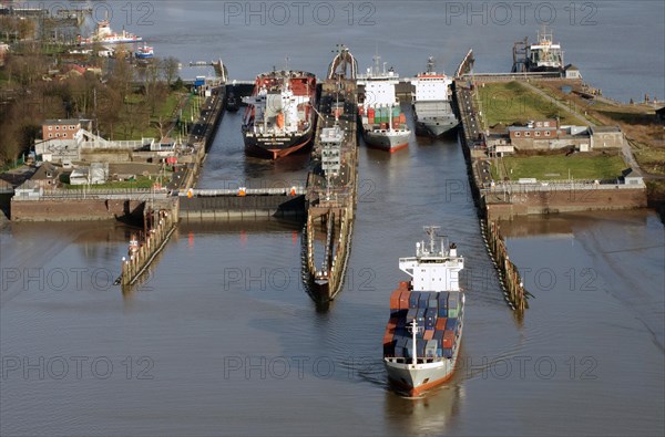 Lock of the Kiel Canal