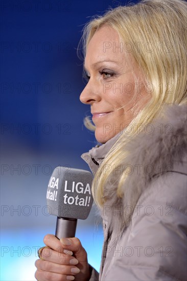 Presenter Valeska Homburg of the show LIGA Total