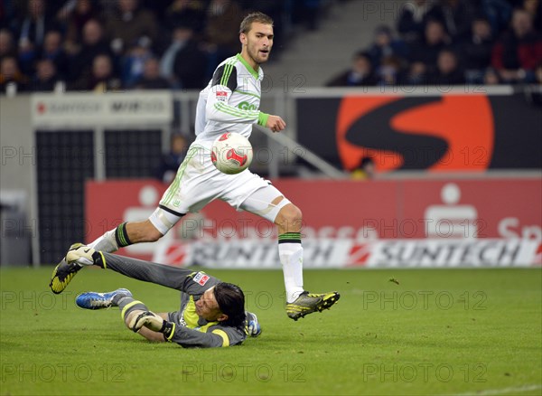 Bas DOST of VfL Wolfsburg