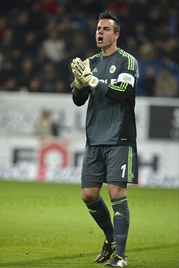 Goalkeeper Diego Benaglio of VfL Wolfsburg