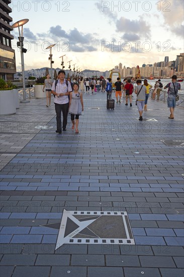 Avenue of Stars with inlet stars for actors