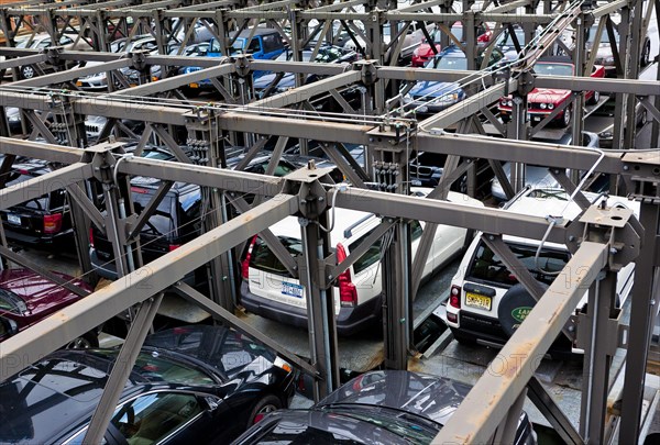 A private parking lot in Chelsea