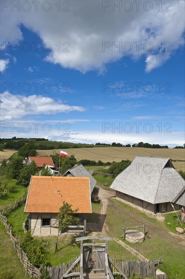 Outer bailey of the motte