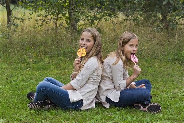 Twin girls