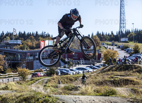 Mountain biker