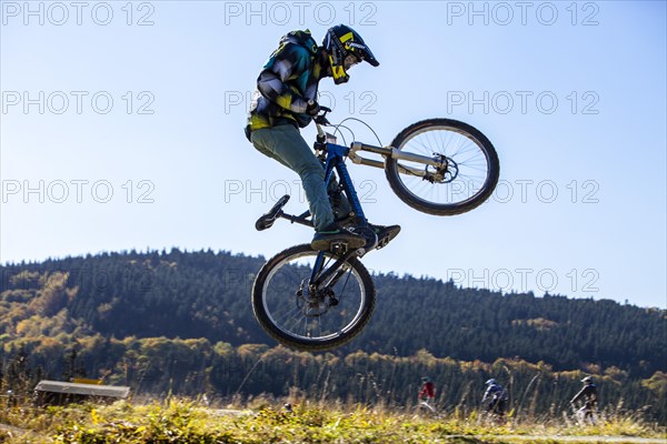 Mountain biker