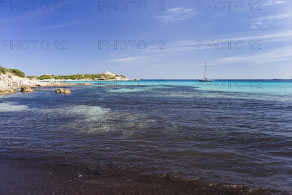 Sailboat at Punta Molentis