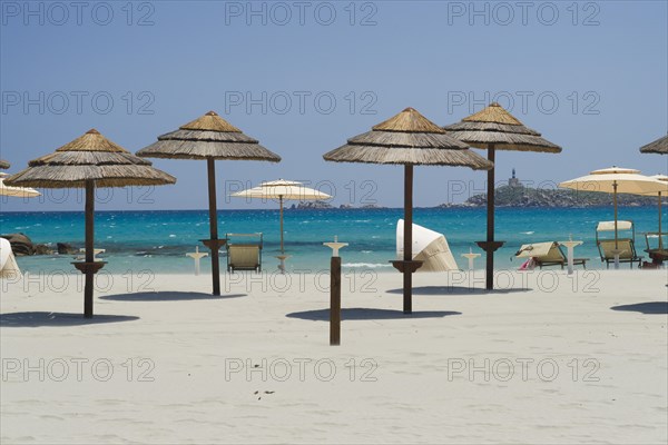 Parasols on the beach