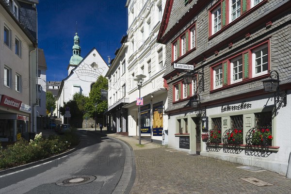 The Loehrstrasse street with the baroque