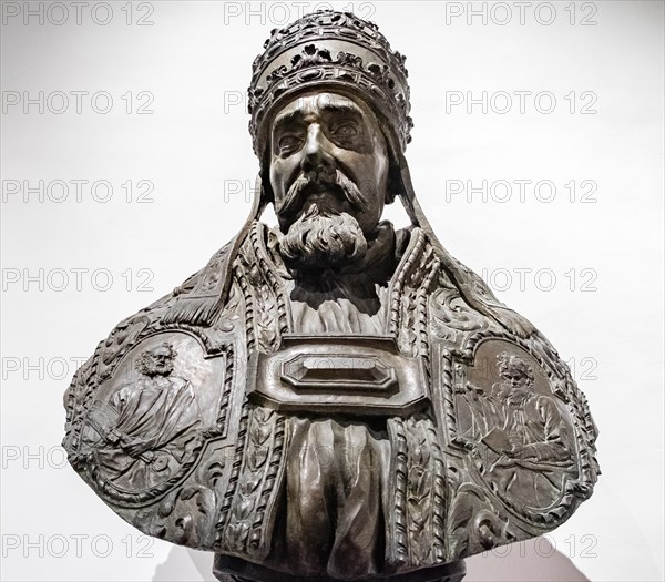 Bronze Bust of Pope Urban VIII by Francesco Bernini