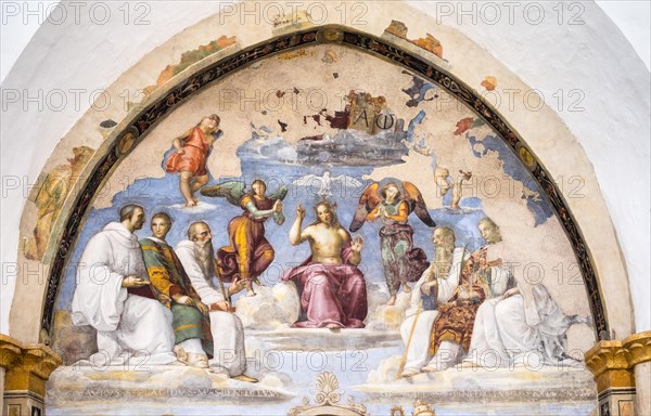 Trinity with Saints Benedict