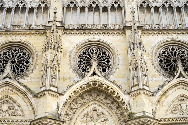 Exterior facade of Orleans Cathedral