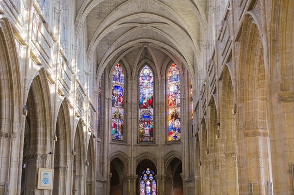 Interior apse of Blois Cathedral or Cathedrale Saint-Louis de Blois
