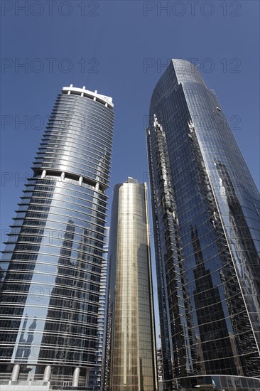 Skyscrapers close together