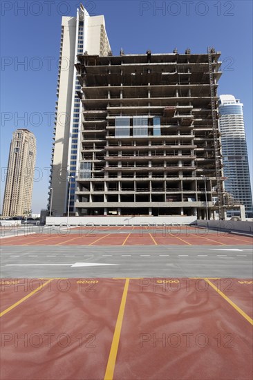 Skyscraper under construction