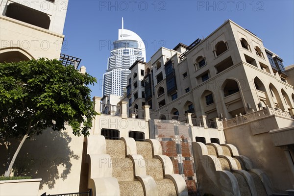 District built in the traditional style