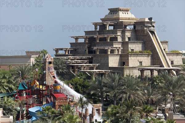 Ziggurat at the Aquaventure theme park