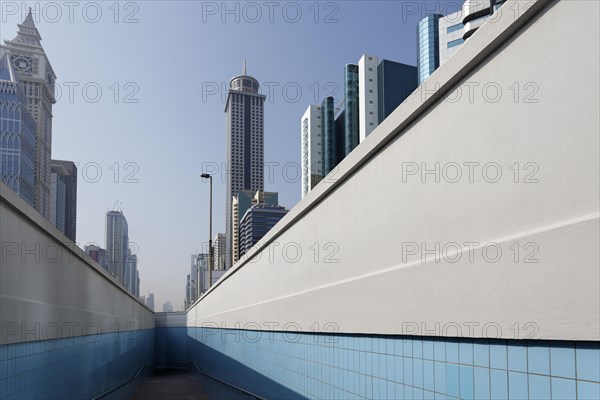 Deserted pedestrian underpass