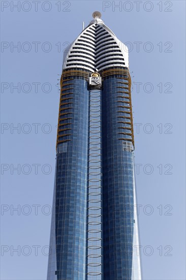 Skyscraper with a glass facade