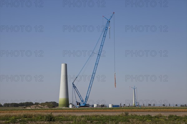 Construction of an Enercon E82 wind turbine