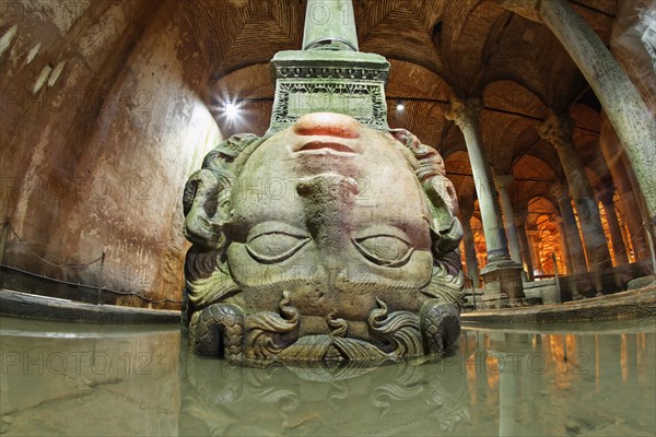 Head of Medusa in the Yerebatan Cistern