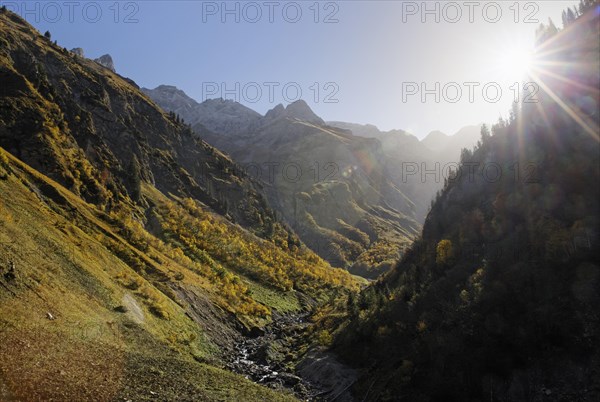 Bacherloch canyon at Einoedsbach