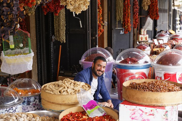 Seller in the bazaar