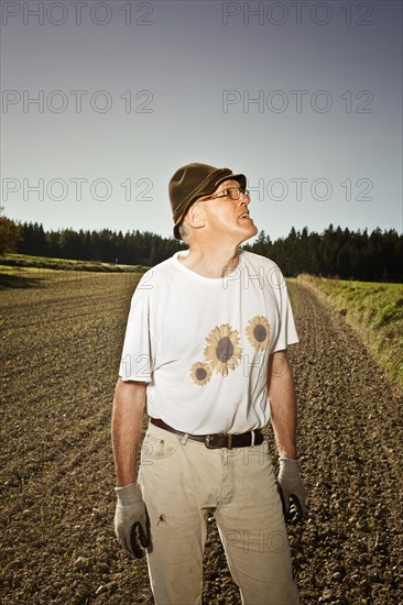 Man in the field