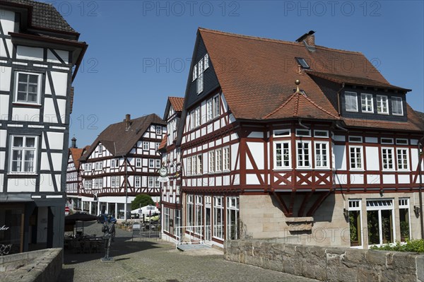 Half-timbered houses