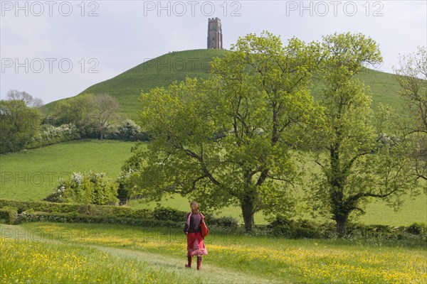 Glastonbury Tor with St Michael's Tower
