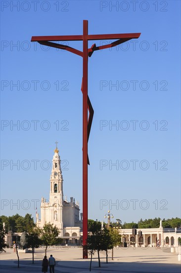 The Basilica of Our Lady of the Rosary with the new Cruz Alta by Robert Schad