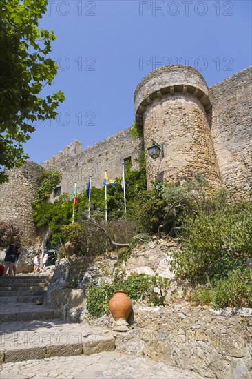 The wall of Castelo de Obidos