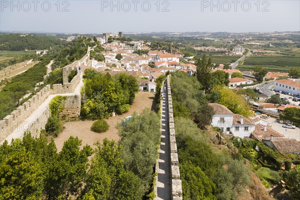 View of Obidos from the city wall