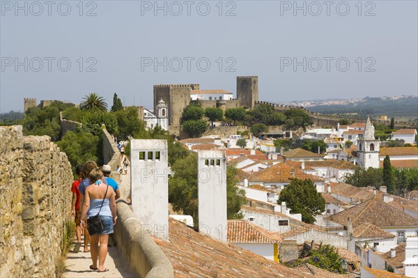 View of Obidos from the city wall