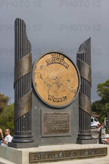 Monument for The Pillars of Hercules at Gibraltar