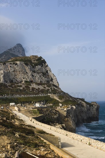 Rock of Gibraltar from Europa Point