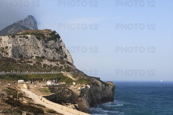 Rock of Gibraltar from Europa Point