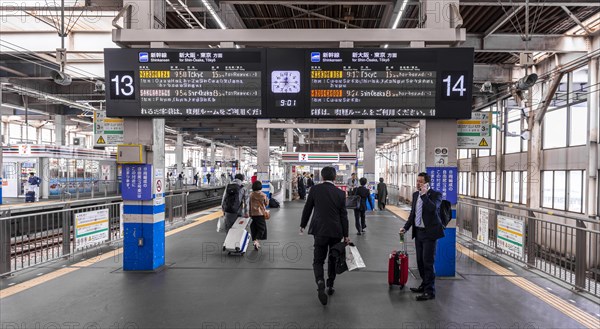 Passengers at platform