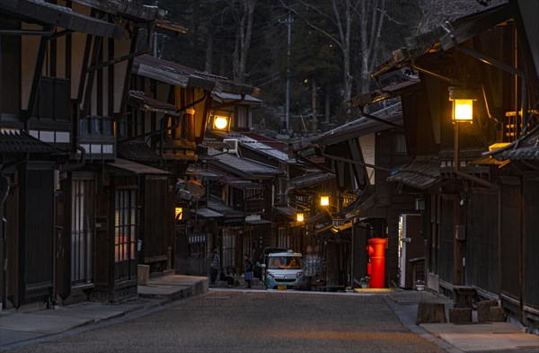 Old traditional village of the Nakasendo