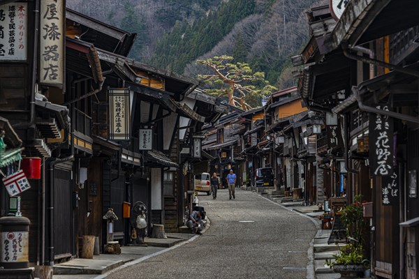 Old traditional village of the Nakasendo