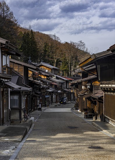 Old traditional village on the Nakasendo road