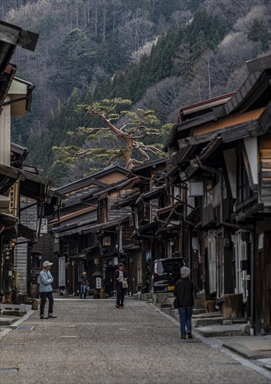 Old traditional village of the Nakasendo