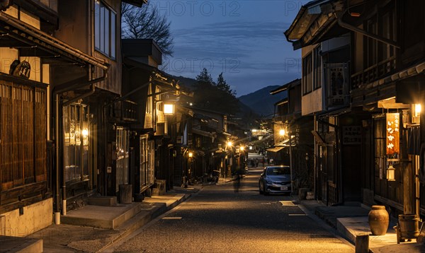 Old traditional village of the Nakasendo