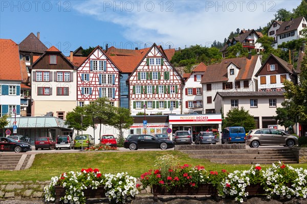 Half-timbered houses in Schiltach in the Kinzig Valley