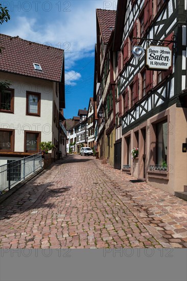 Half-timbered houses in Schiltach in the Kinzig Valley