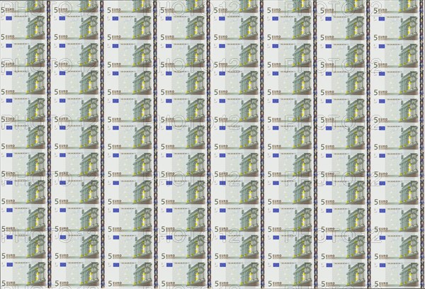 5-euro banknotes