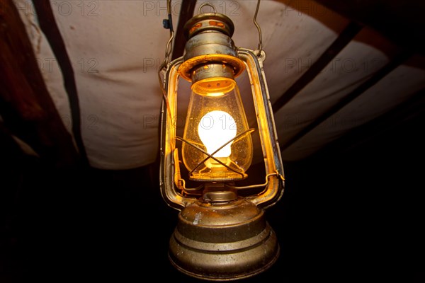 Old oil lamp