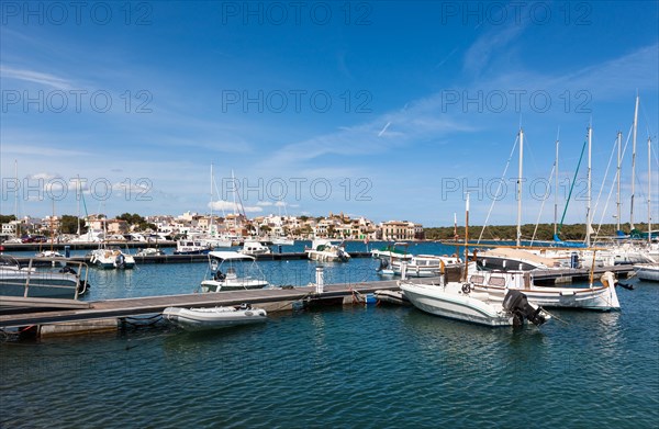 The port of Porto Colom