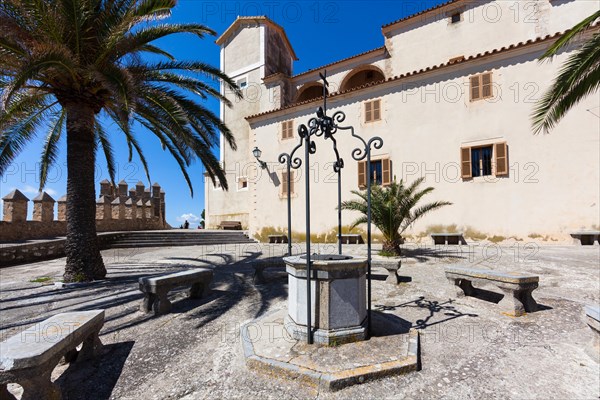 The castle or fortress of Arta with the pilgrimage church of Santuari de Sant Salvador